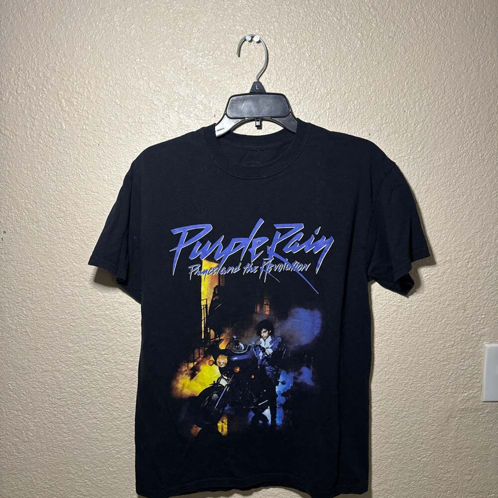 Prince and the Revolution Purple Rain Album Cover Graphic T-Shirt